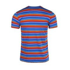 Beautiful Giant Men’s Striped Cotton T-Shirt Classic Causal Loose Orange