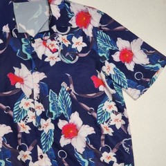 Hawaiian Tropical Shirt Men Summer Casual Beach Button-Down Cruise Holiday Party