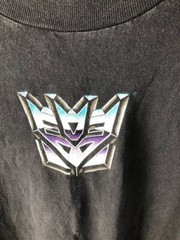 90s Transformers Vintage T Shirt Centre Logo Crystal Archive M Size Mens washed