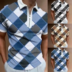 Comfortable Wear Men’s T-shirts Casual Tee Slight Stretch 3D Print Holiday
