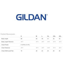 Gildan G530 Unisex Heavy Cotton Pocket Short Sleeve T Shirt Stylish T-Shirt