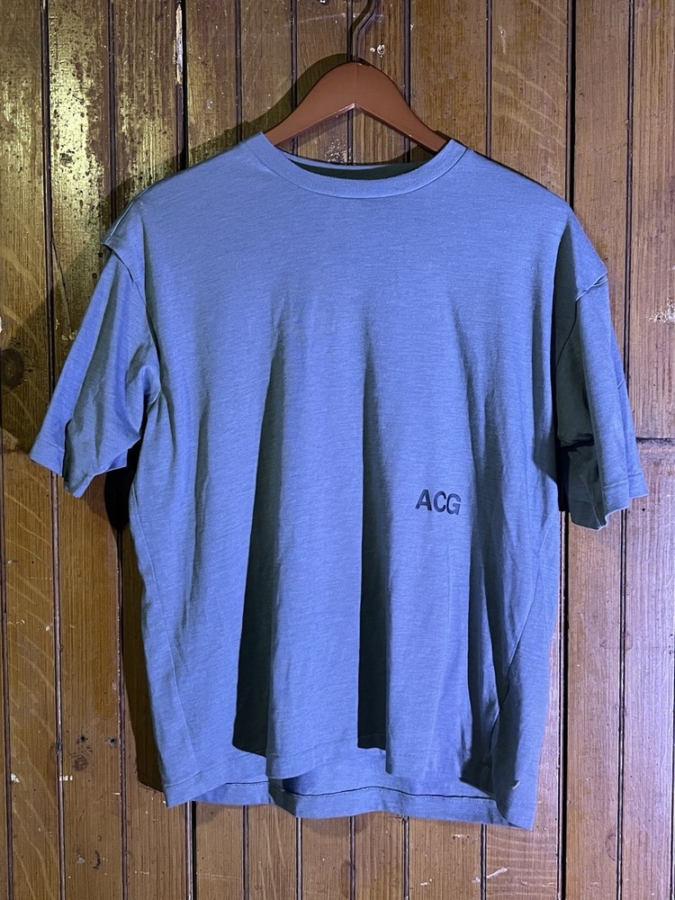 Men’s 2018 Nike ACG Variable Tee Tshirt With Snap Sleeves Size M Excellent