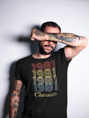 45th Birthday Gift Shirt For Men – 1981 Retro Birthday – 003