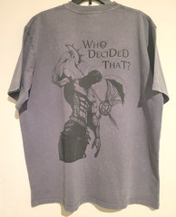 Freelect FL-T2600 Men’s T-Shirt Gray Acid Wash Graphic Axe Cotton Tee Size Large