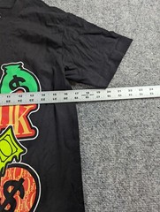 Outrank T-Shirt Men’s Small Black Graphic Print Money Bags NWT