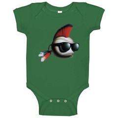 Major League Baseball Movie Retro Baby One Piece