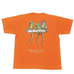 Vintage Graphic T-Shirt Iguanas Double Sided Men’s Large Heavyweight Cotton