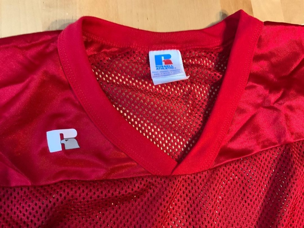 Russel red mesh t shirt short sleeve size 3x