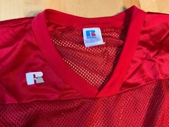 Russel red mesh t shirt short sleeve size 3x