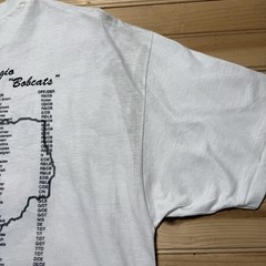 Vintage 1994 Schulenburg Shorthorns vs Refugio Bobcats Football Shirt Size XL