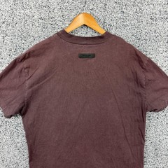 Fear Of God Essentials Shirt Mens Large Brown Logo Graphic Tee Streetwear