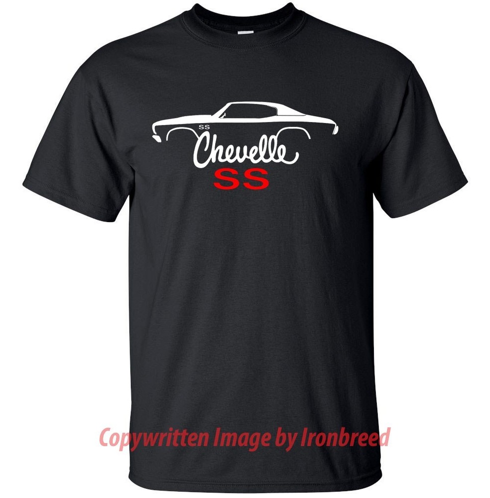 1970 1971 1972 Chevelle SS T Shirt Muscle Car Silhouette 396 LS6 454 70 71 72