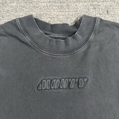 Mouty Tee Shirt Men Medium Boxy Portugal Faded Logo Short Sleeve T-Shirt Heavy