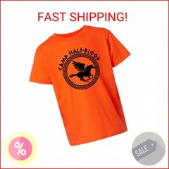 Affect Design Studio Youth Size Small Orange Camp Half Blood T-Shirt
