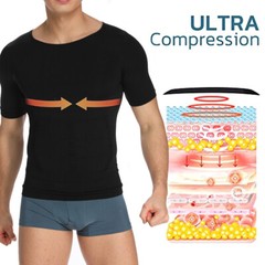 Men Slim Gynecomastia Compresson Tank Top Slimming Body Shaper Vest Undershirt