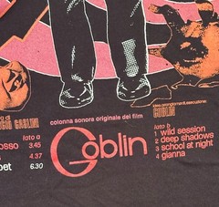 Deep Red (1975) Movie Graphic M Black T-Shirt Horror Argento Profundo Goblin