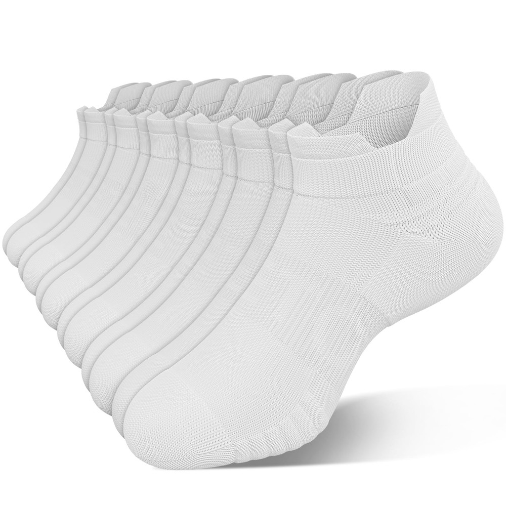 Ankle Compression Socks for Men and Women 6 Pairs Cushioned Low Cut Athletic …