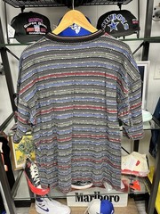 Vintage 90s Giorgio Danieli Textured 3D Knit Short Sleeve T Shirt Size XL