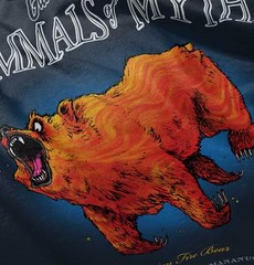 Gill McFinns Cartoon Mythical Fish Mammals Womens or Mens Crewneck T Shirt Tee