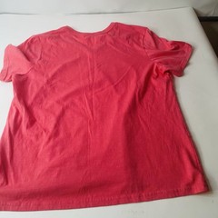 Cabela’s Red Graphic Logo Print T-Shirt V-Neck Short Sleeve Cotton Knit L