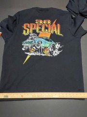 NWT WRANGLER MEN’S XL tshirt BLACK LONG LIVE SOUTHERN ROCK 38 SPECIAL HOTROD