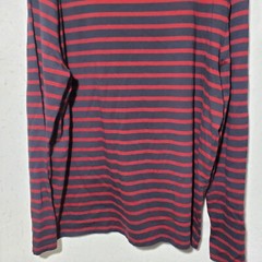Seasalt Cornwall Shirt Men’s XL Red Striped Sailor Organic Cotton Crewneck NWT