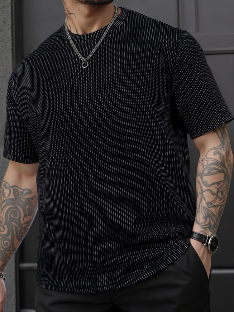 Men’s Short Sleeve Round Neck T-Shirt Classic Casual Slim Fit Shirts