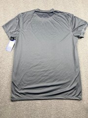 Champion Men’s L Double Dry Performance T-Shirt Gray Athletic Short Sleeve NWT