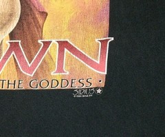 Vintage Dawn Return of The Goddess Comic T Shirt Mens Size XL 1999 Sirius Sword