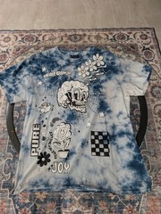 Alab Never Grow Up Tie Dye Tee Shirt Pre Owned Excellent