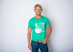 Mens I Always Carry A Little Pot With Me T Shirt Funny Saint Patricks Day Tee
