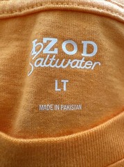 IZOD Saltwater T-Shirt Flamingo Beer Short Sleeve Orange LT Cotton Blend Men’s