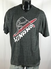 HINANO Tahiti SHIRT 2XL Dont Splash.. Paddle Gray 2-Sided RARE