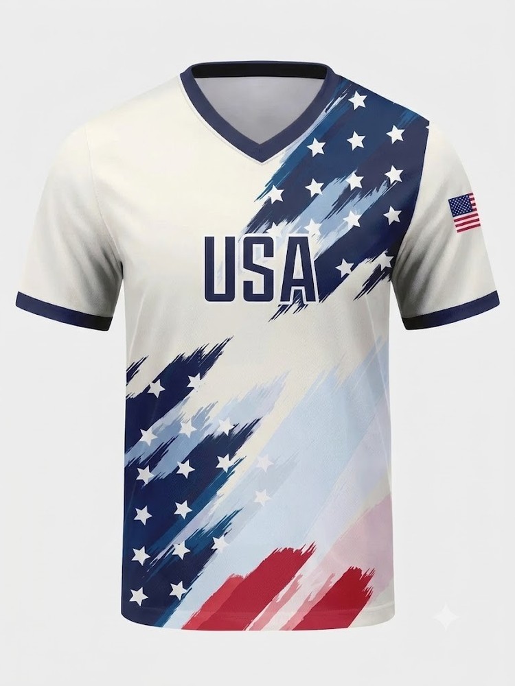 Custom USA Soccer Uniform Personalized Football Jersey Name Number Gift