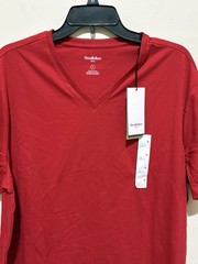 Goodfellow Every Wear V-Neck T-Shirt Men’s XL Red Velvet NWT Cotton Blend Tee