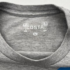 Costa Del Mar Long Sleeve Graphic Fishing Shirt Heather Gray Men’s Large