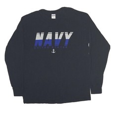 United States Navy Shirt Adult Medium Black Long Sleeves EM1 VIGIL MMC BRISTOL