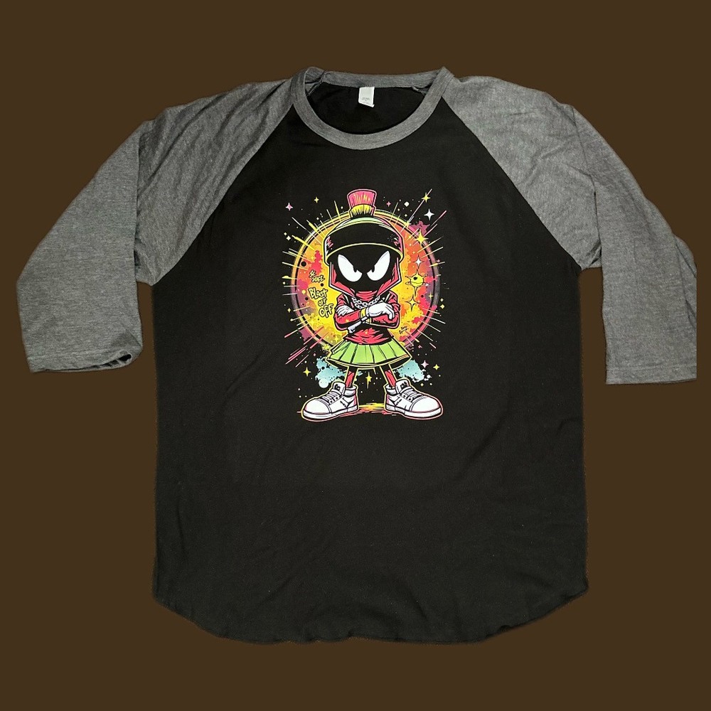 “Marvin the Martian” Space Warrior Raglan Tee