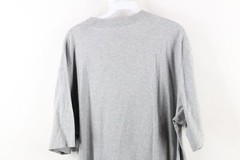 Vintage LL Bean Mens Large Blank Baggy Fit Short Sleeve T-Shirt Heather Gray