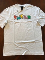 KEITH HARING Licensed T-Shirts NEW XS,S, M, L, XL, XXL PRINT ON BOTH SIDES NWT