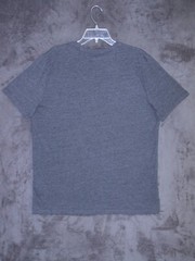 Lucky Brand Shirt Adult Medium Gray Graphic Short Sleeve Classic Casual Mens