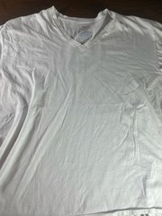 Polo Ralph Lauren Shirt Mens 2XL Short Sleeve V Neck Casual Outdoors White