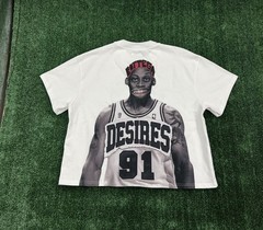 Bottega Desires ‘Rodman’ T-Shirt Mens Size Med White Cropped Style