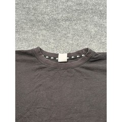 Starter Black Label Mens XXL Black Waffle Knit Thermal Long Sleeve Shirt