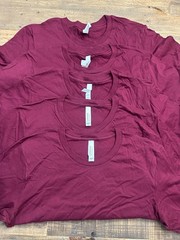 Bella + Canvas 3301C Blank Sueded T-Shirt Maroon Burgundy Unisex S-2XL | DTG HTV