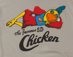 The Famous San Diego Chicken Mascot Embroidered T-Shirt S-6XL, LT-4XLT New