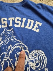 Westside Barbell T Shirt 2XL Mens Blue Short Sleeve Gym Graphic Powerlifting