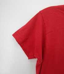 VINTAGE Shirt Men Medium Red Screen Stars 80s Beverwyck Brigade New York Hudson*