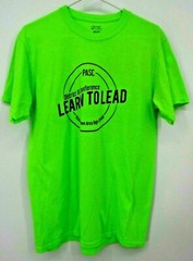 Port & Co Bright Green T-Shirt PASC EAHS District 8 Conf Learn to Lead ETown SzM