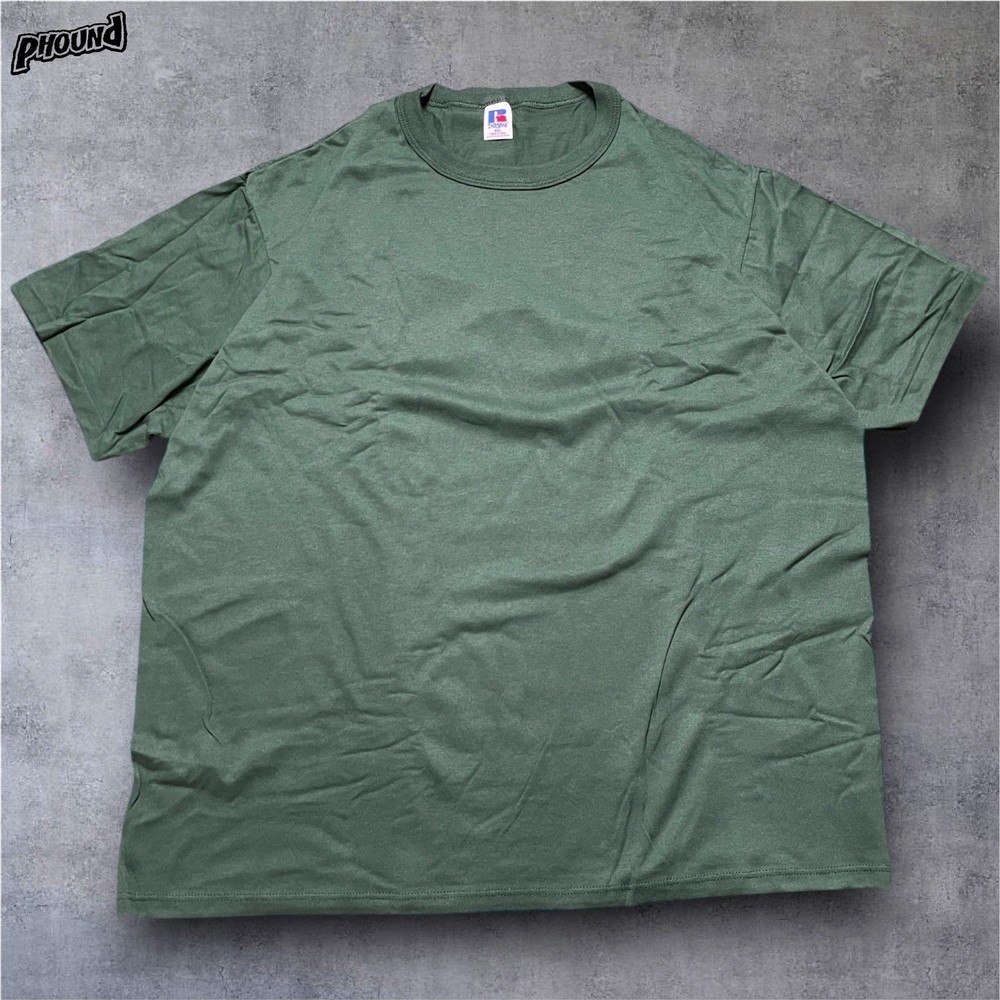 Vtg Russell Athletic XXL Pine Green Basic T-Shirt NWOT 27